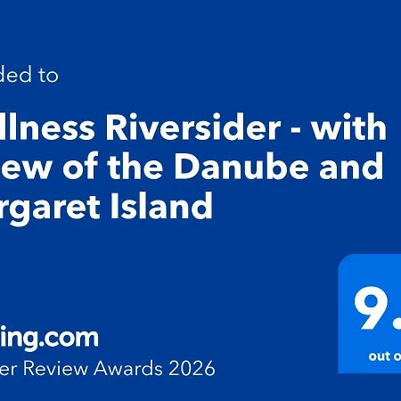 Wellness Riversider - With A View Of The Danube And Margaret Island Lejlighed *
